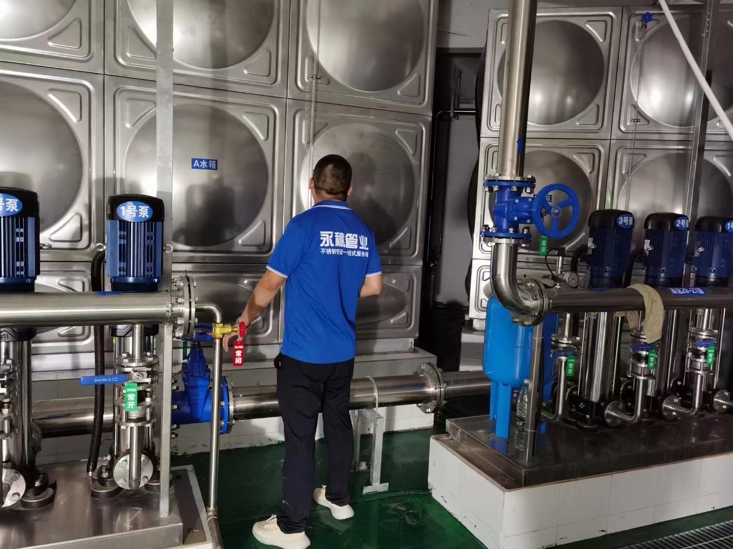 永穗雙卡壓不銹鋼水管、管件工程案例